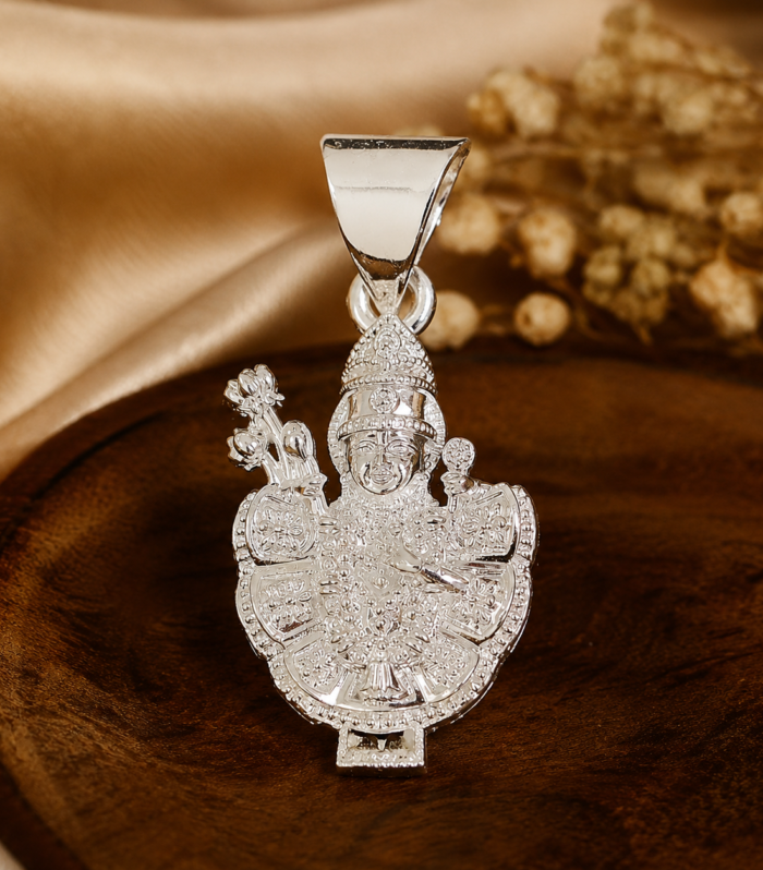 Lord Venkateswara Balaji Pendant Hindu Religious Spiritual Jewelry 925 Sterling Silver