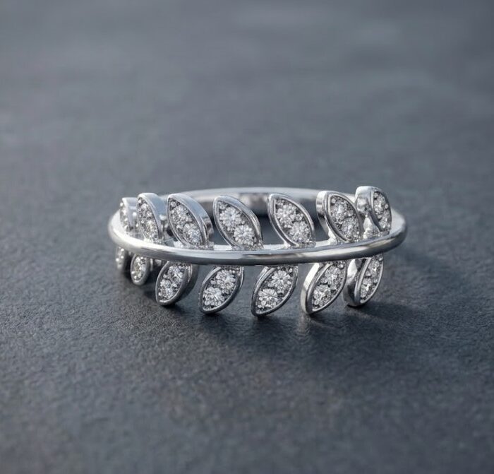 Nature Inspired Eternity Ring Everyday Jewelry
