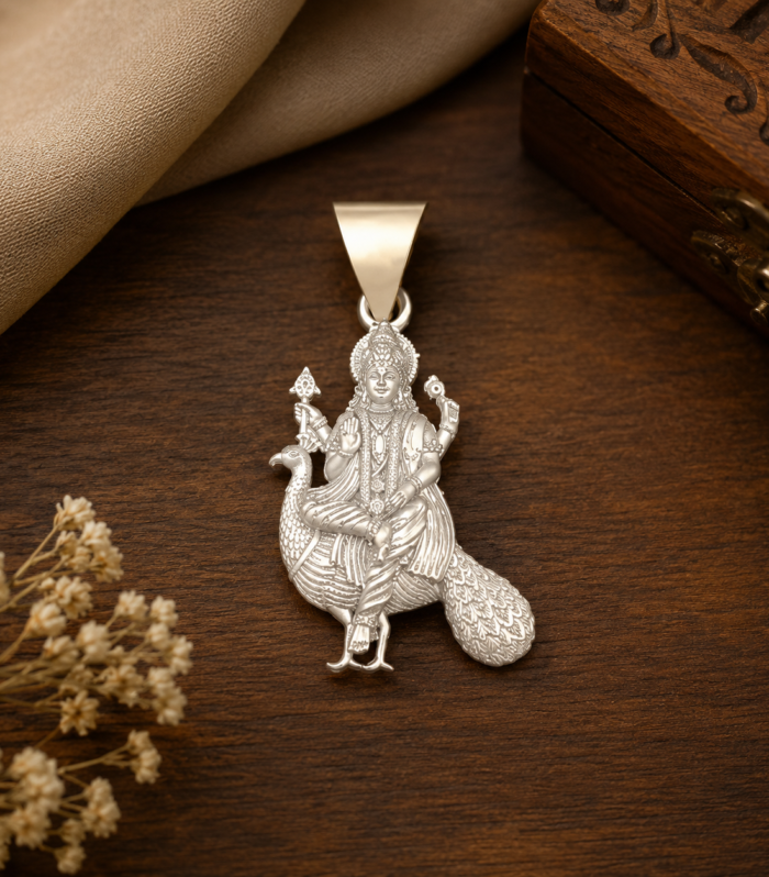 Devi Maa Peacock Religious Spiritual Jewelry