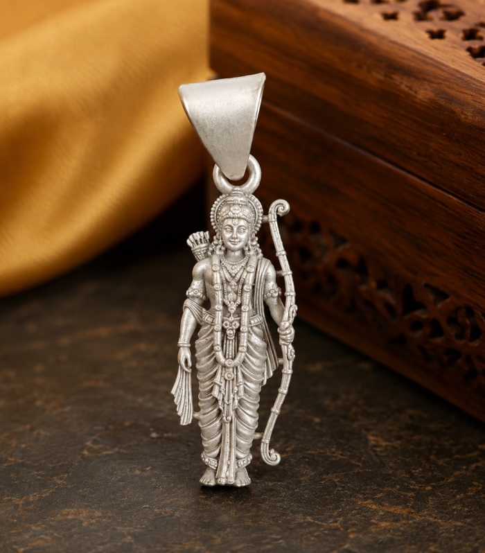 Lord Rama Pendant Hindu Deity Ram Pendant Religious Spiritual God Jewelry
