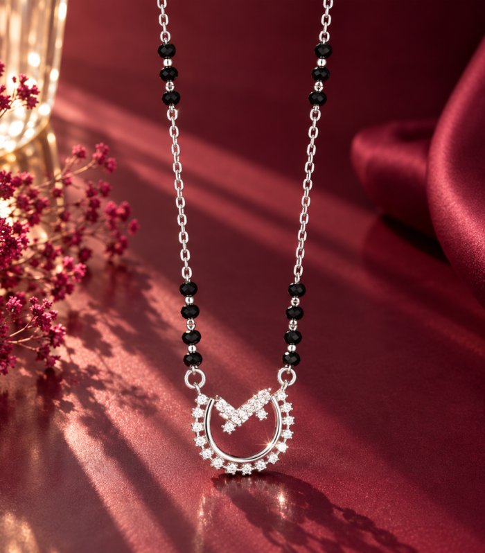 Eternal Vow 925 Sterling Silver Mangalsutra